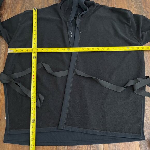Nike Dri-Fit Wrap Training Hoodie Athleisure Lounge 889204-010 Size Small Black - Picture 13 of 16